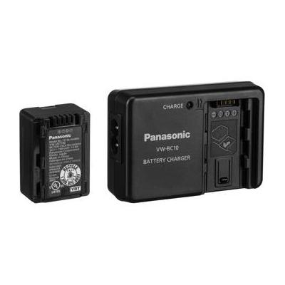 Panasonic Battery and Charger Kit for Select Camcorders VW-PWPK