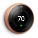 Google Nest Learning Thermostat (3rd Generation, Copper) - [Site discount] T3021US