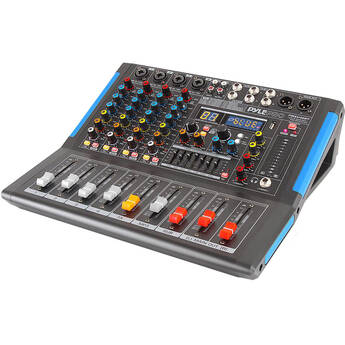 Pyle Pro 4-Channel Bluetooth Studio Mixer and DJ Controller Audio Mixing Console Sys PMXU46BT