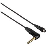 Shure WA307 Right-Angle 1/4" Instrument to TA4F Cable for Shure Transmitters (3') WA307