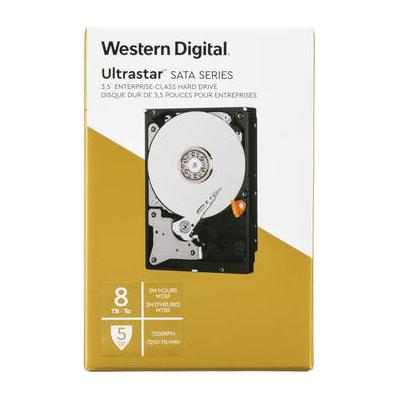 WD 8TB Ultrastar 7200 rpm SATA 3.5" Internal Data Center HDD WDBBUR0080BNC-WRSN