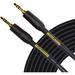 Mogami Gold 3.5mm TRS Male to 3.5mm TRS Male Stereo Audio Cable (6') GOLD353506