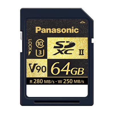 Panasonic 64GB UHS-II SDXC Memory Card RP-SDZA64GAK