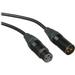 Canare Star Quad L-4E6S Microphone Cable (50', Black) CAXMXF50