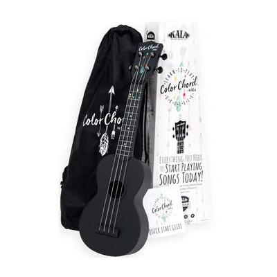 KALA Learn to Play Soprano Color Chord Ukulele Starter Kit (Composite Matte) KALA-LTP-SCC