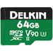 Delkin Devices 64GB POWER UHS-II microSDXC Memory Card with microSD Adapter DDMSDG200064