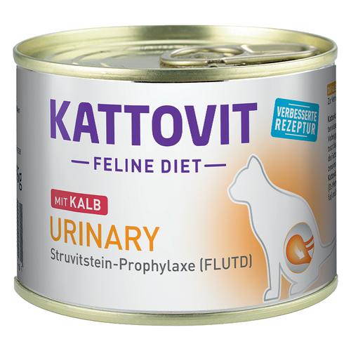 12 x 185 g Urinary - Kalb Kattovit Katzenfutter nass