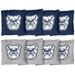 Butler Bulldogs 8-Pack Regulation Corn-Filled Cornhole Bag Set