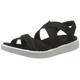 Ecco Damen FLOWTW Peeptoe Sandalen, Schwarz (Black 2001), 40 EU