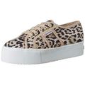 Superga Damen 2790-fantasy Cotw Gymnastikschuhe, Beige (Beige/Jaguar A1S), 35 EU