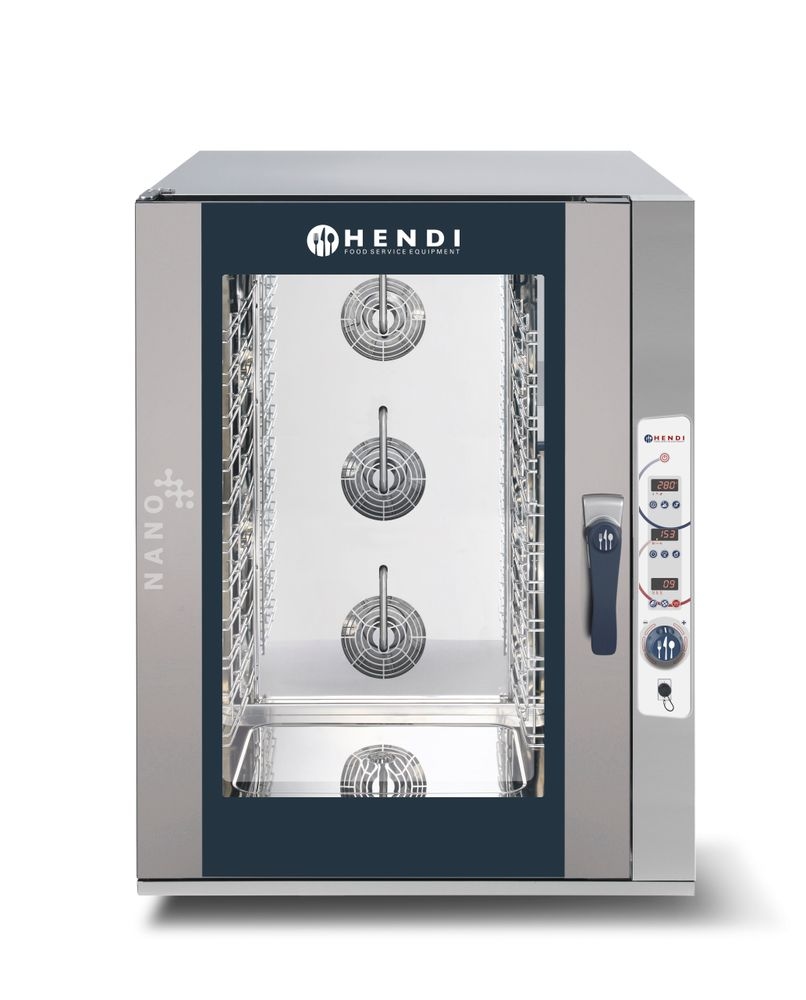 Hendi Kombidämpfer Nano mit 16100W 400V und 3 Lüfter 12xGN1/1 aus Edelstahl Image