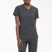 Dickies Women's Eds Essentials V-Neck Scrub Top - Pewter Gray Size Xxs (DK615)