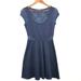 American Eagle Outfitters Dresses | American Eagle Navy Blue In Lace Sparkly Dress | Color: Blue/Silver | Size: Xs