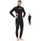 Cressi Castoro Man Monopiece Wetsuit - Tauchanzug für Herren, Neopren 5 mm, Schwarz/Rot, M