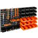 Best Choice Products 38x21.25in 44-Piece Wall Mounted Garage Storage Rack Tool Organizer w/ 110lb Capacity