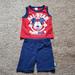 Disney Matching Sets | Baby Boy Disney Matching Set | Color: Blue/Red | Size: 12mb