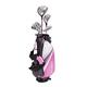 MACGREGOR Girls DCT3000 Junior Kids Childrens Package Set with Golf Club Carry Bag Golfschlägersets, Rosa/Weiß, 6-8 Jahre