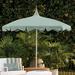 Pacific Pagoda 8.5 ft Patio Umbrella with Trim Canvas Spa Sunbrella - Ballard Designs