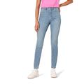 Amazon Essentials Damen Skinny-Jeans mit Hohem Bund, Helle Waschung, 40-42