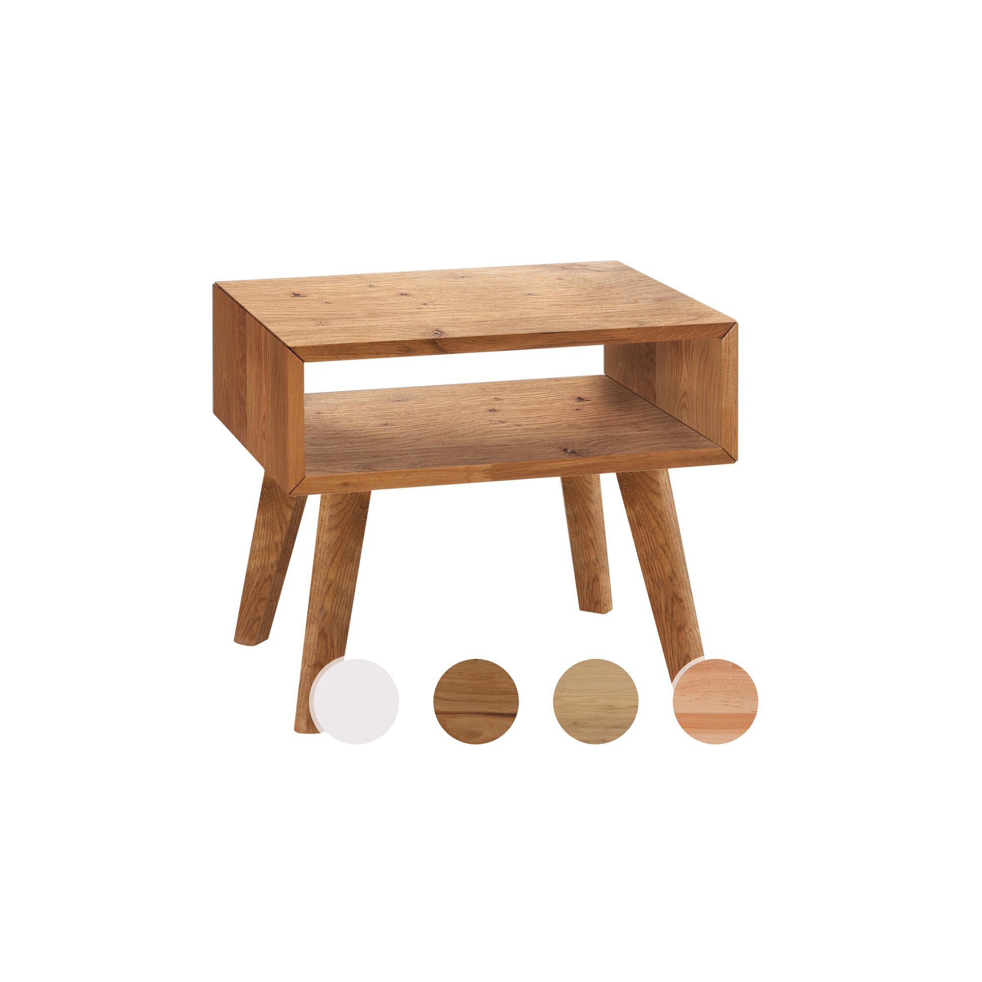 Hasena Nachttisch Jaca Kernbuche natur