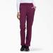 Dickies Women's Eds Essentials Tapered Leg Cargo Scrub Pants - Wine Size 2Xl (DK005)