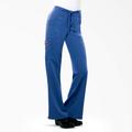 Dickies Women's Xtreme Stretch Flare Leg Cargo Scrub Pants - Royal Blue Size 2Xl (82011)