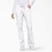 Dickies Women's Eds Signature Drawstring Cargo Scrub Pants - White Size M (86206)
