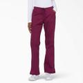 Dickies Women's Eds Signature Drawstring Cargo Scrub Pants - Wine Size L (86206)