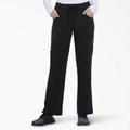 Dickies Women's Eds Essentials Drawstring Scrub Pants - Black Size 2Xl (DK010)