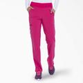Dickies Women's Eds Essentials Cargo Scrub Pants - Hot Pink Size 4Xl (DK005)