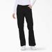 Dickies Women's Eds Signature Drawstring Cargo Scrub Pants - Black Size L (86206)