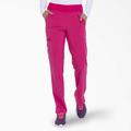Dickies Women's Eds Essentials Cargo Scrub Pants - Hot Pink Size XS (DK005)