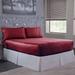 Bed Tite Satin Sheet Set, Full / Double, Burgundy