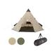 Grand Canyon BLACK FALLS 8 - Round Tent for 8 people | Family Tent, Group Tent, Pyramid Tent, Tipi | Mojave Desert (beige)