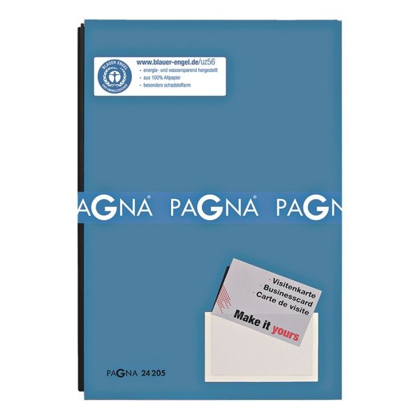 Pagna Unterschriftenmappe Color (20 Fächer) blau, 24x35 cm Image