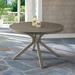 Bridgeport Round 48" Trestle Outdoor Dining Table - Grandin Road