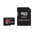 ARCANITE 256GB microSDXC Memory Card with Adapter - A2, UHS-I U3, V30, 4K, C10, Micro SD, Optimal read speeds up to 95 MB/s