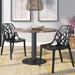 Modern Cornelia Dining Chair (Set of 2) - LeisureMod C18SBL2