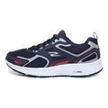 Skechers Golf Men's Go Consistent Running Shoe, Navy Leather Synthetic Red Trim, 6.5 UK