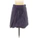 Banana Republic Casual A-Line Skirt Mini: Gray Print Bottoms - Women's Size 0