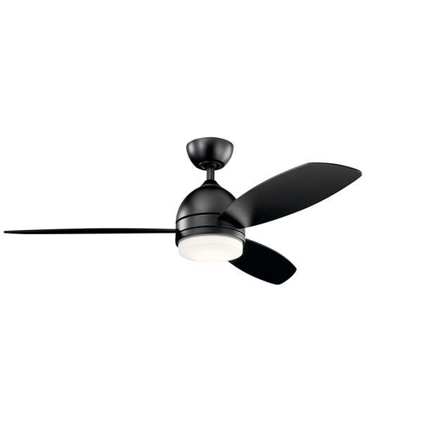 Kichler Lighting Vassar 52 Inch Ceiling Fan with Light Kit - 330002SBK