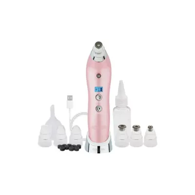 Michael Todd Beauty Sonic Refresher Patented Wet/Dry Sonic Microdermabrasion & Pore Extraction System with MicroMist Technology, Pink