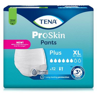 Tena Pants Plus XL bei Inkontinenz 4x12 St Einweghosen Image