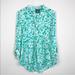 Anthropologie Tops | Anthropologie Maeve Green Islet Button Down Shirt | Color: Green | Size: S