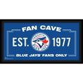 Toronto Blue Jays Framed 10" x 20" Fan Cave Collage