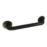 Kingston Brass Manhattan Decorative Grab Bar Metal in Black | 2.81 H x 12 W in | Wayfair DR414120