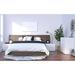 Loon Peak® Deuce Platform Bedroom Set Wood in Brown/White | 4 Piece (Bed, 2 Nightstands, and Dresser),Queen | Wayfair