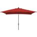 Sol 72 Outdoor™ Launceston 10' x 6.5' Rectangular Market Umbrella Metal | 103.9 H in | Wayfair 02E72E898015456C9311472ABF686943