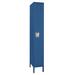 Hallowell Premium 1 Tier 1 Wide Locker Metal in Blue | 78 H x 12 W x 18 D in | Wayfair U1288-1MB