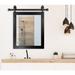 Lynd Mirror Metal in White/Black Laurel Foundry Modern Farmhouse® | 36 H x 24 W x 0.75 D in | Wayfair FF8D6544241C45008D15F3537647FF97